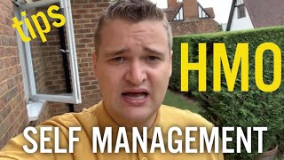 HMO Tips for Self Management  HMO Property Tenants [upl. by Thera976]