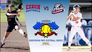 CZE vs USSSA Pride  European Pro Softball Series  Game 3 [upl. by Eiramenna]