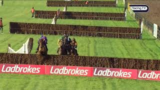 GERRI COLOMBE takes the Guinness Faugheen Novice Chase at Limerick as Kilcruit fails to fire [upl. by Ajuna]