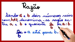 RAZÃO AULA COM EXERCÍCIOS RESOLVIDOS RAZÃO DO INÍCIO  DICAS E MACETES [upl. by Basilius259]