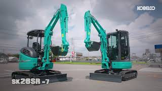 The ALLNEW Kobelco SK26SR7 mini excavator launch [upl. by Gaby690]