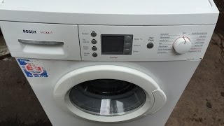 Bosch Maxx6 WAE2844A Aquastop [upl. by Airol656]