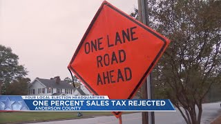 Sales tax referendum to repair Anderson Co roads fails [upl. by Kendall10]