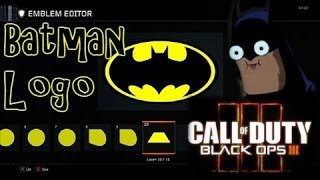 TUTO EMBLÈME BATMAN BO3 [upl. by Eecats28]