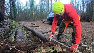 Holzpolter Holzpolder für Brennholz aufbereiten [upl. by Esidarap]