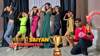 Angna Mai Saiyan Swimming Pool Banhaiyan amp sajna Ve Sajna Dance Challenge 💃 Insta Trend  Final [upl. by Dhar]