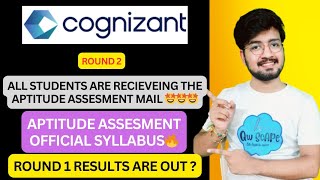 Cognizant aptitude official syllabus  Exam pattern cts cognizantgenc cognizanthiring aptitude [upl. by Ojytteb]