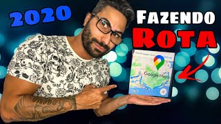 Como fazer ROTAS com o Google Maps 2020  Torres Motovlog [upl. by Mapel236]