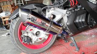 Yamaha Force155 Smax155改裝排氣管 [upl. by Bettzel]