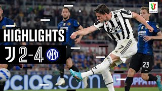 Juventus 24 Inter  Juventus suffer Extra Time Final Defeat  Coppa Italia Highlights [upl. by Araldo]