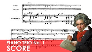 BEETHOVEN Piano Trio No 1 in Eflat major Op 1 No 1 Score [upl. by Nwahsirhc]