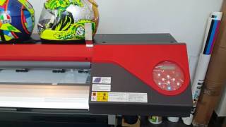 Printer Roland VersaEXPRESS RF640 Tinta Ecosolvent [upl. by Jase135]