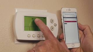 Honeywell WiFi Thermostat  Install and Setup [upl. by Erdried]