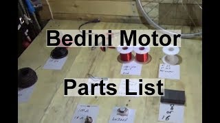 How To Build A Bedini Motor Series  Parts List [upl. by Chard]