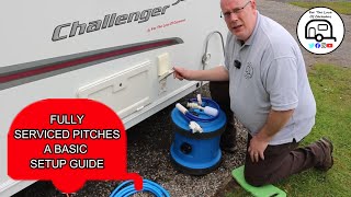 Fully Serviced Caravan Pitches  A Basic Setup Guide [upl. by Holtorf]