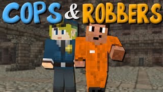 Minecraft Cops and Robbers 1  HELP [upl. by Bari784]