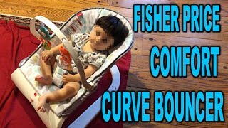 Fisher Price Comfort Curve Bouncer Review  Clueless Dad [upl. by Acinoj877]