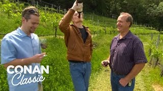 Conan Goes Wine Tasting In Napa Valley  Late Night with Conan O’Brien [upl. by Alverson]