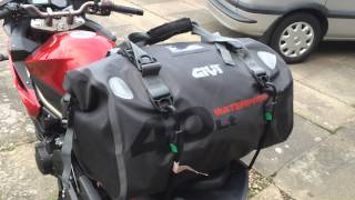 Givi 40L Waterproof Bag review [upl. by Aimil]