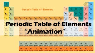 PERIODIC TABLE OF ELEMENTS Animation [upl. by Bayless]