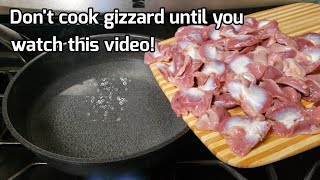 After you watch this you will never buy Chicken Gizzards in the restaurant anymore Very easy recipe [upl. by Dewey813]