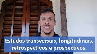 Estudos Transversais Longitudinais Retrospectivos e Prospectivos [upl. by Notreb]