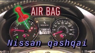 Nissan Qashqai B1049 air bag spiral cableslip ringsquibclock spring driver airbag module open [upl. by Alberik]