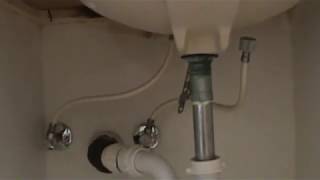 How to Fix Leaking Bathroom Sink Water Supply Line [upl. by Annovad]