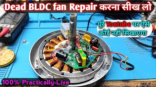 Dead BLDC ceiling fan Repair 100 Practically सीख लो मौका है आज [upl. by Garnet]