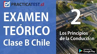 ✅ EXAMEN TEÓRICO DE CONDUCIR CLASE B TEMA 2 🚸 CONASET 🎦 TEST CLASE B DE EDUCACIÓN VIAL [upl. by Tamer]