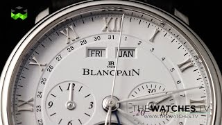 Blancpain Villeret Monopusher Chronograph With Complete Calendar [upl. by Baudin891]