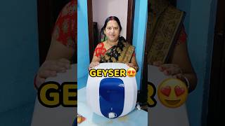 New Geyser Aagya😍😍 shorts vlog minivlog geyser trending [upl. by Kiona216]