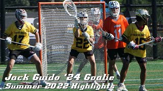 Jack Guido 24 Goalie Summer 2022 Highlights [upl. by Hammond]