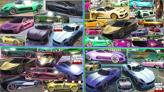 GTA 5 I 100 PAINT JOBS I Crew Colors I BEST OF 2020 [upl. by Av573]