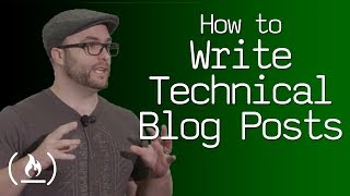 How to write technical blog posts  talk by Quincy Larson [upl. by Elda717]