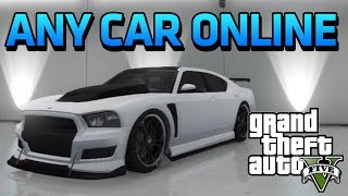 GTA 5 Online  How To Get ANY Car Online  Transfer STORY MODE Vehicles to ONLINE [upl. by Nels647]