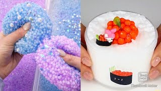 Slushie beads Slime Compilation  Crunchy Slime Asmr  Slime Tastic [upl. by Royce]