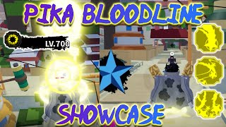 Shindo Life  MAX LEVEL PIKASENKO BLOODLINE SHOWCASE [upl. by Htebazle16]