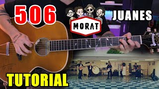 Cómo tocar quot506quot de MORAT Juanes en Guitarra Tutorial  PDF GRATIS [upl. by Etka]