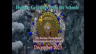 2023 Holiday Spirit Greetings Jersey City Public Schools V2 [upl. by Kano22]