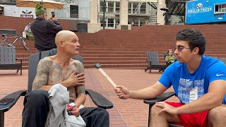 Downtown Portland Oregon Homeless Interviews [upl. by Ettevey370]