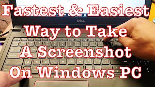 Windows 10 Fastest Way to Take a Screenshot  Screen Capture  Print Screen [upl. by Conrade551]