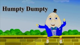 Humpty Dumpty I Kids Rhymes with Lyrics 151120 [upl. by Tikna]