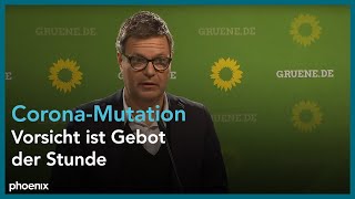 Die Grünen Pressekonferenz des Parteivorsitzenden Robert Habeck [upl. by Eikcid]