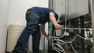 Installing Portable Reverse Osmosis in Sterilizer machine [upl. by Yentihw]