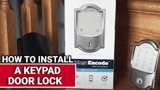 How To Install A Keypad Door Lock  Ace Hardware [upl. by Nagn]