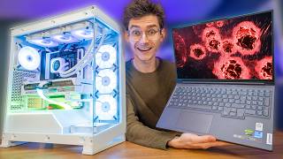 Gaming Laptop Or Gaming Desktop 🤔 RTX 4060 Laptop vs RTX 4060 Gaming PC [upl. by Ayoj]