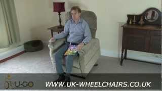 Rise amp recliner chairs demonstration from UGO Healthcare [upl. by Aelc]