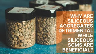 Why Are Siliceous Aggregates Detrimental While Siliceous SCMs are Beneficial  Vlog 361 [upl. by Ahsirtap]