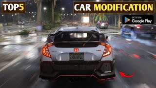 5 Car Driving Games with the Best CustomisationTuning Options on Android  Pakistani cars [upl. by Hars]